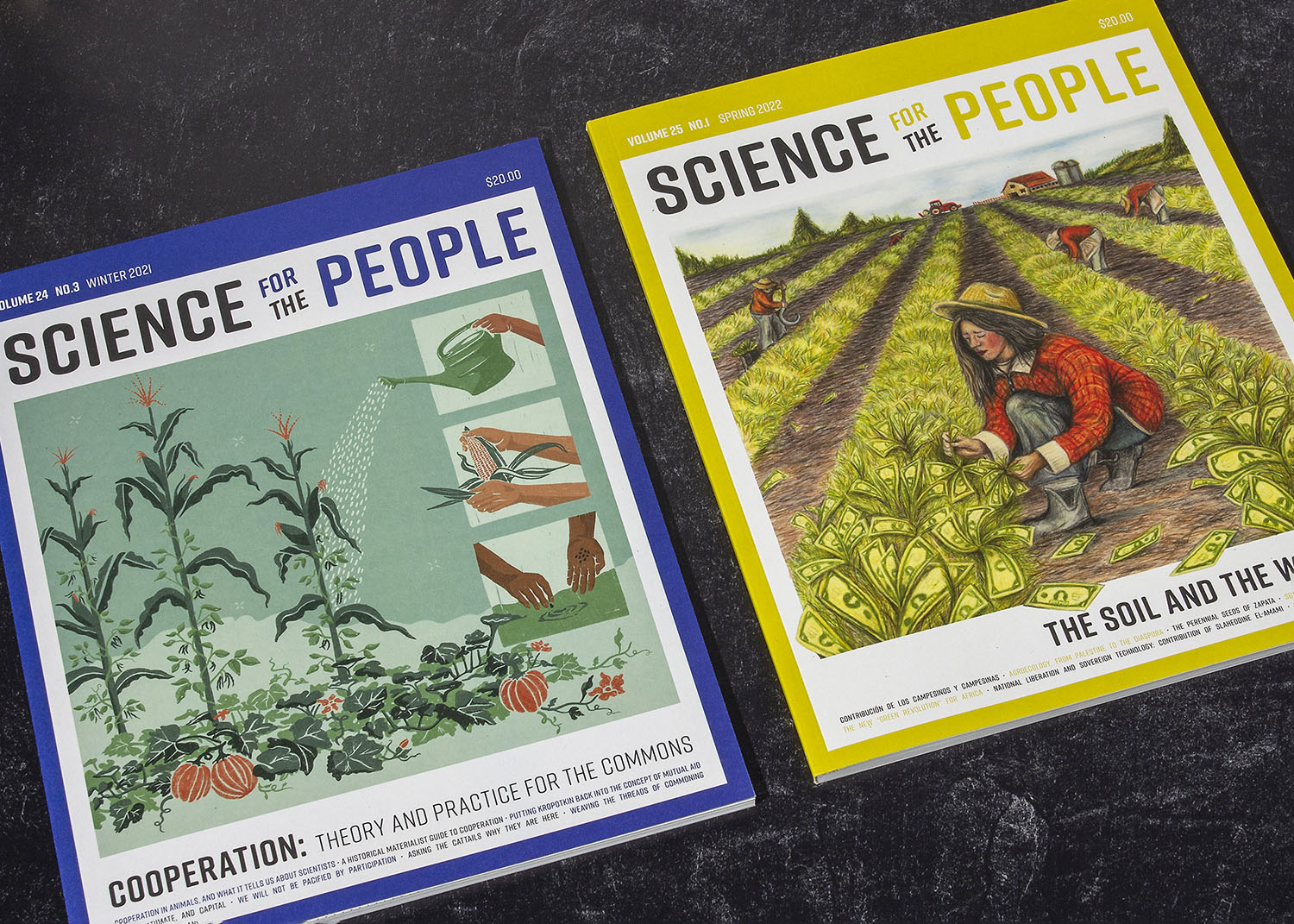 Copies of Science for the People Magazine
